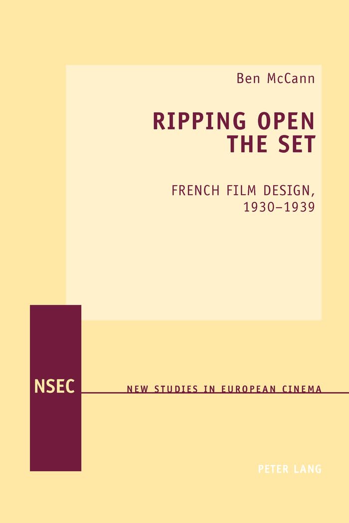 French Film Design 1930-1939 livre histoire du cinéma scénographie