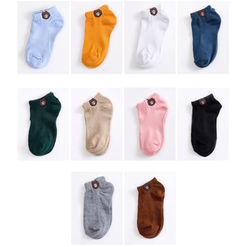 Image of Women's Ankle Socks for Casual & Sports Multicolor Odour Free Fancy Multi design Socks Pack
