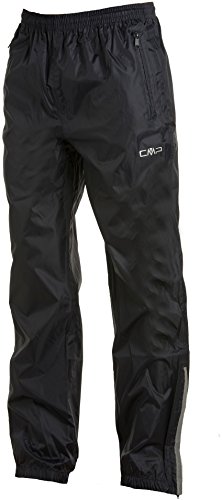 CMP Pantaloni Pioggia da Donna, Nero, XL