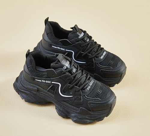 Women's Fashion Breathable Platform Trainers Y2K Comfort Lightweight Walking Shoes Casual Sport Work Workout Sneakers3