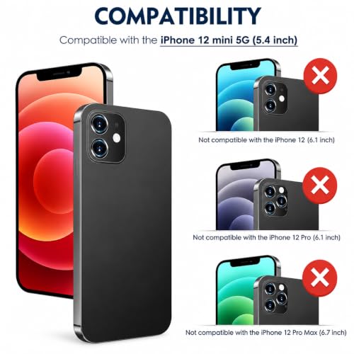 Image of Tempered glass for iPhone 12 Mini | Screen Protector Full HD Quality Tempered Glass Anti-Scratch Edge to Edge Coverage For Easy Installation (iPhone 12 Mini)