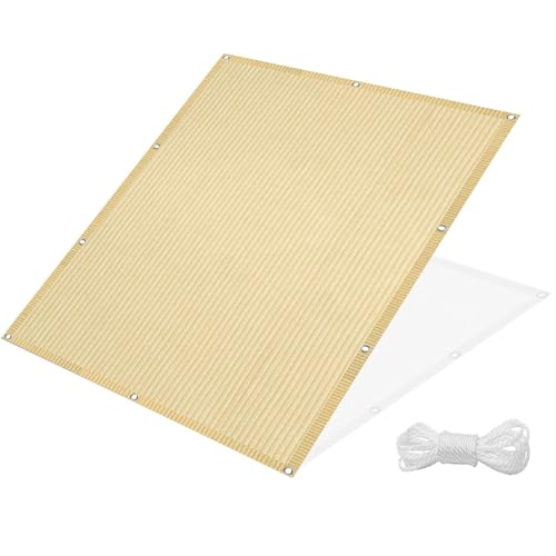 Voile d'ombrage anti-UV 95% avec oeillets pour une ombre fraîche et sûre
