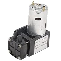 Vakuumpumpe 24V, Mini Vakuumpumpe 24V, Unterdruckpumpe Elektrisch mit Ständer, Mini Vakuumpumpe Saugpumpe, 85Kpa 42W 40L/Min DC24V