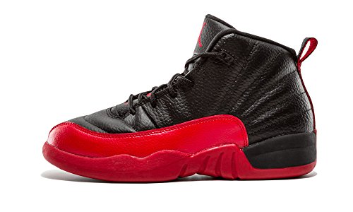 JORDAN 12 RETRO (PS) 'BLACK/VARSITY RED'