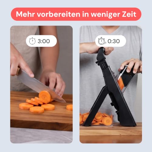 Fullstar Safe Verstellbarer 4-in-1 Mandoline Gemüsehobel für die Küche – Ansicht 6