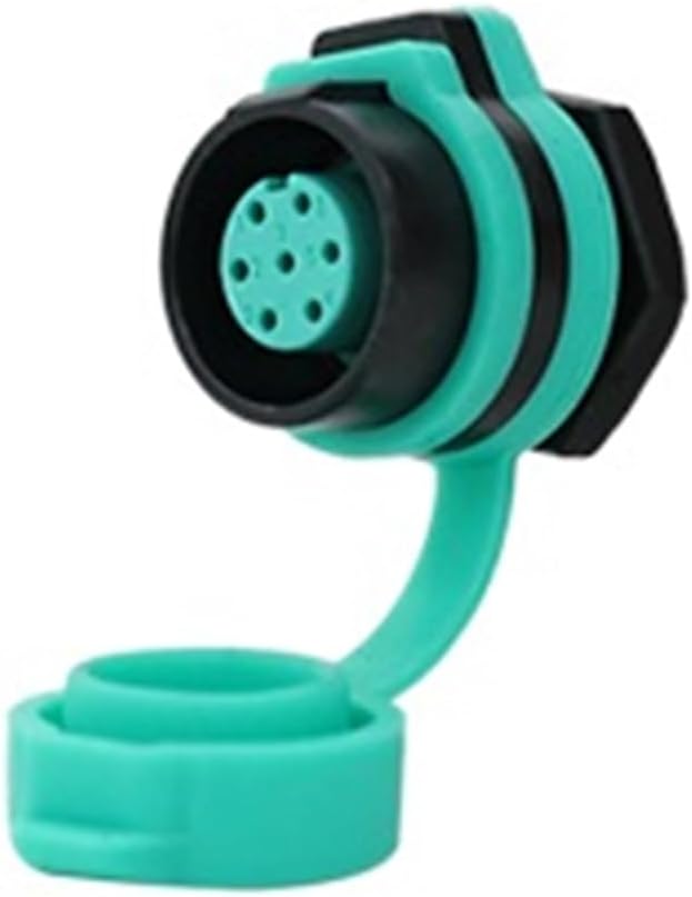 M12 waterproof aviation socket 2-3-4 core 5-6-7-8 pin power round seat quick connector(2 core rear nut socket 5A250V)