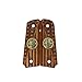 URAY 1911 Pistol Grip with 45-47 Trump Medallion and American Flag Design - Premium Pistol Grip Accessories for Colt Kimber Taurus Remington and All 1911 Models