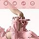 29 Räder Massageroller Beine, Cellulite Massagegerät für Beine, Fuß und Armmassage, Massage Roller mit Griff Bein, Cellulite Roller zur Lymphdrainage lipödem, Fördert die Durchblutung (Rosa)