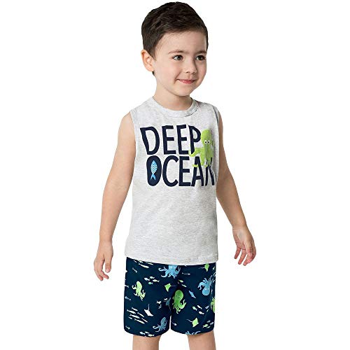 Conjunto Infantil Masculino Regata + Bermuda Kyly 109403.6826.4