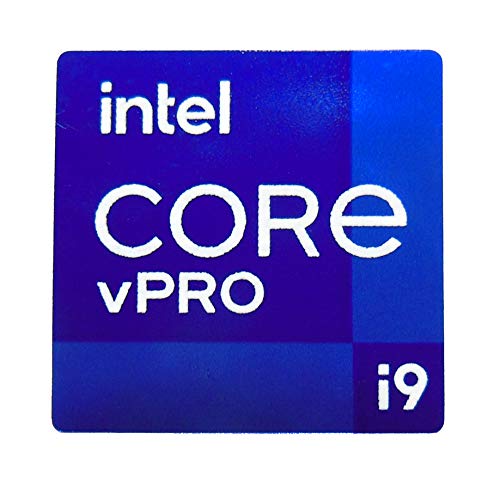 VATH Sticker Compatible with Intel Core i9 vPRO 14 x 14mm / 9/16