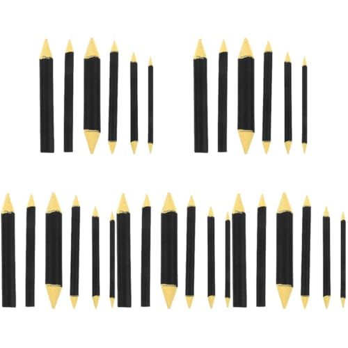 IWOWHERO 30 Pcs Artist Sketch Drawing Tools Set Blending Stumps Erasers Ink Blending Brush for Painting