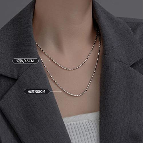 Collier géométrique en argent 925 idéal pour vos tenues d'été - 2
