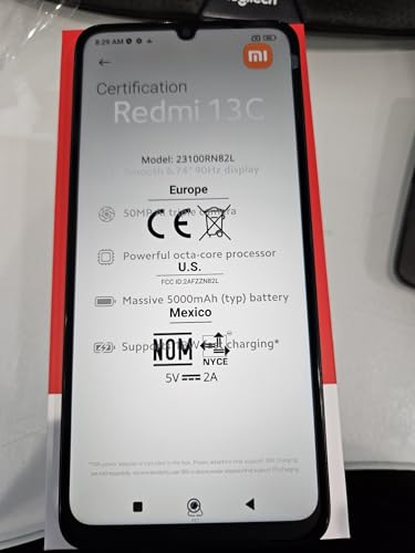 Image of XIAOMI Redmi 13C 5G (Compatible with Tello Mint & Global) (256Gb + 8Gb) Factory Unlocked Global 6.74 50Mp Triple Camera Model 23124RN87G (Twilight Blue) | 50MP Cam, 23124RN87G