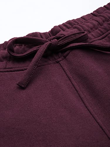 Image of The Indian Garage Co Men Slim Fit Placement Print Mid-Rise Knitted Joggers