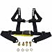 Spocoro SB-0204BLK-BK-1 4 Point Racing Safety Harness Buckle with 2" Straps,Black (Pack of 1)