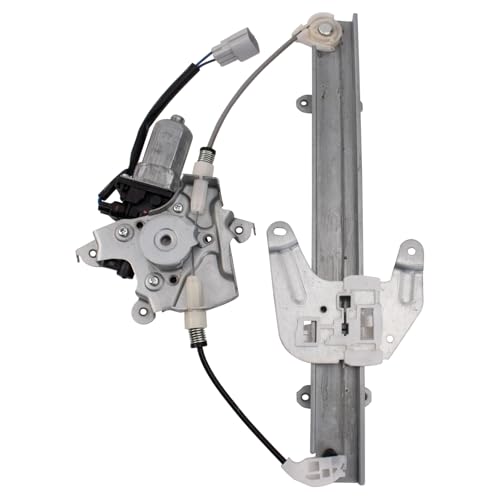 Image of TRQ Rear Left Power Window Regulator & Motor Assembly Drivers Side Compatible with 2008-2013 Nissan Rogue 2014-2015 Rogue Select