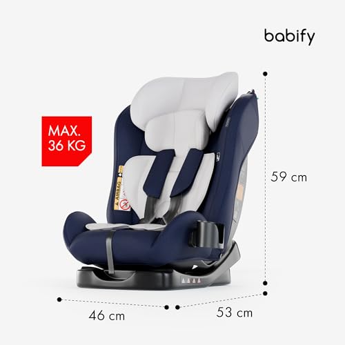 Asiento de coche de viaje portátil Babify para trayectos largos 7