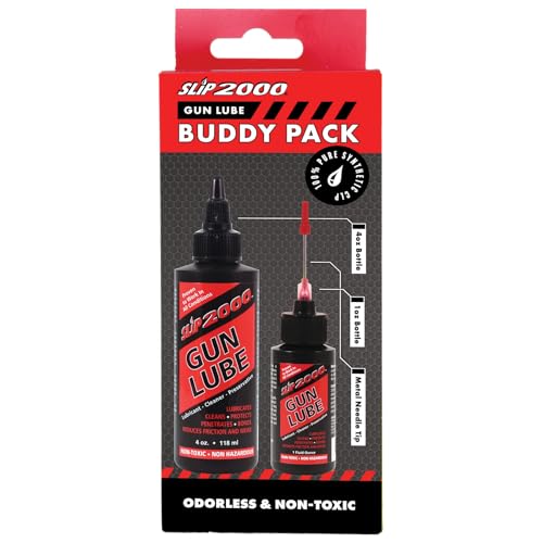 Slip 2000 Gun Lube - Buddy Pack- Penetrating Gun Lubricant Lubricating CLP Gun Cleaner - Combo Pack