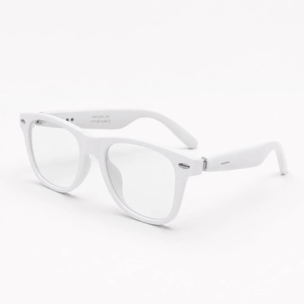 Dash A1 Smart Audio Glasses for Men & Women | Bluetooth Open-Ear Glasses with AI Assistant, Dual Noise-Canceling Mics, Blue Light Filter Lens, IPX4 Water Resistant, 33g Lightweight, Wayfarer, White-image-23