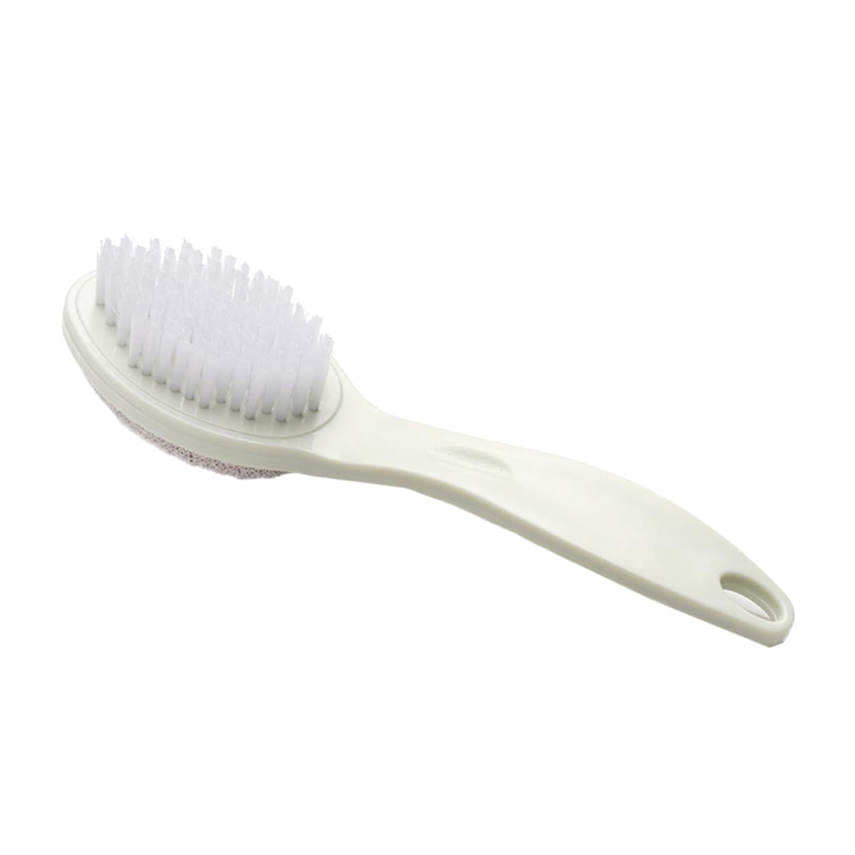 SOESFOUFU Dead Skin Remover for Feet Double-Sided Exfoliating Scrub Bristle Pumice Stone Comfortable Grip Wall Mountable Random