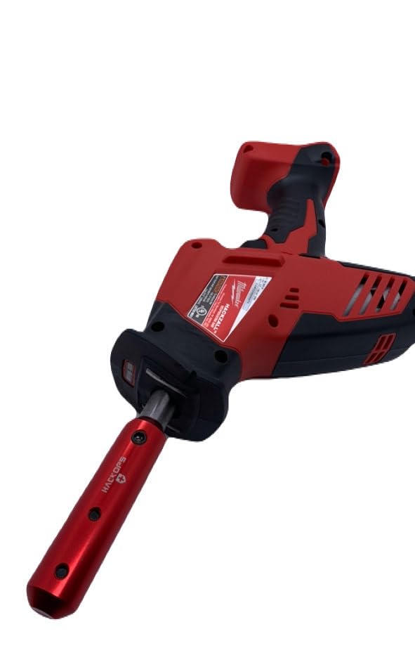 HackOPS Windshield Extractor Blade Adapter On A M18 - Auto Glass Extractor Accessory with No-Friction Fit for Smooth Operation - Durable Glass Removal Tool Compatible with Any Windshield Removal Kit