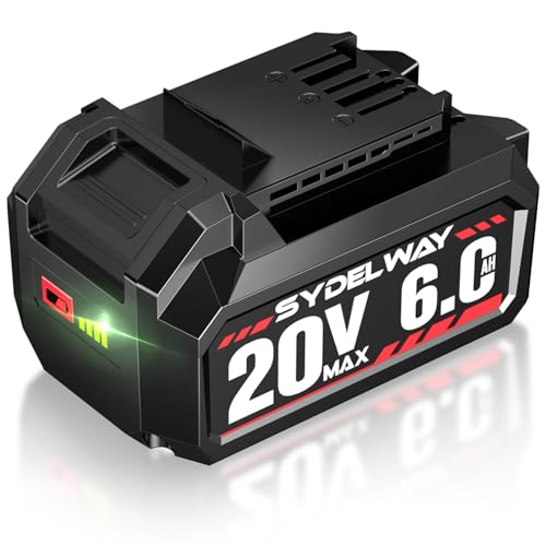 Image of 20V 6.0Ah Battery Replacement for Skil 20V Battery, Compatible with SKIL PWRCORE 20 Volt Cordless Power Tools and Chargers, Replacement for Skil Battery BY519601 BY519603 BY519702