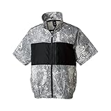 [武蔵野ユニフォーム] 電動ファン用ウェア エアセンサー 撥水・軽量/半袖ジャンパー/反射素材/クロダルマ ストラップ付 EFウェア 作業着 作業服 AIR SENSOR-1<014-268791-ス>(5L 400-迷彩シルバー)