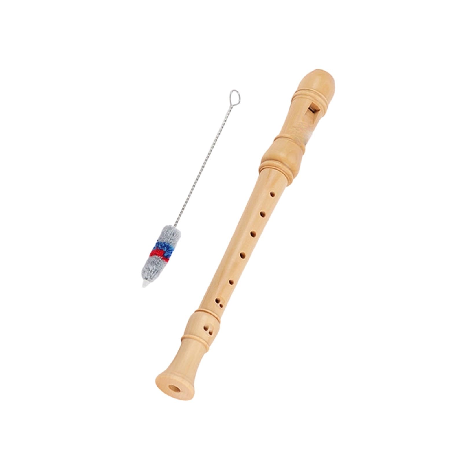 Flauta Dulce Soprano De Estilo Alemán (8 Agujeros) Instrumento Viento Principiante Construcción Totalmente Madera Para Adultos Flauta Dulce Principiantes