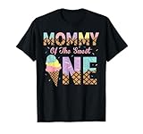 Mommy Of The Sweet One Ice Cream 1st First Birthday Family T-Shirt