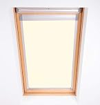 Bloc Skylight Blind for Velux Roof Windows Blockout, Cream, 102