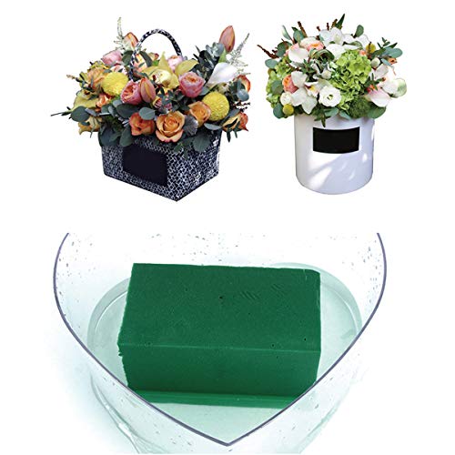 6 PCS Floral Foam Bricks, Florist Flower Foam Green Bricks Flower Arrangement Brick Supplies for