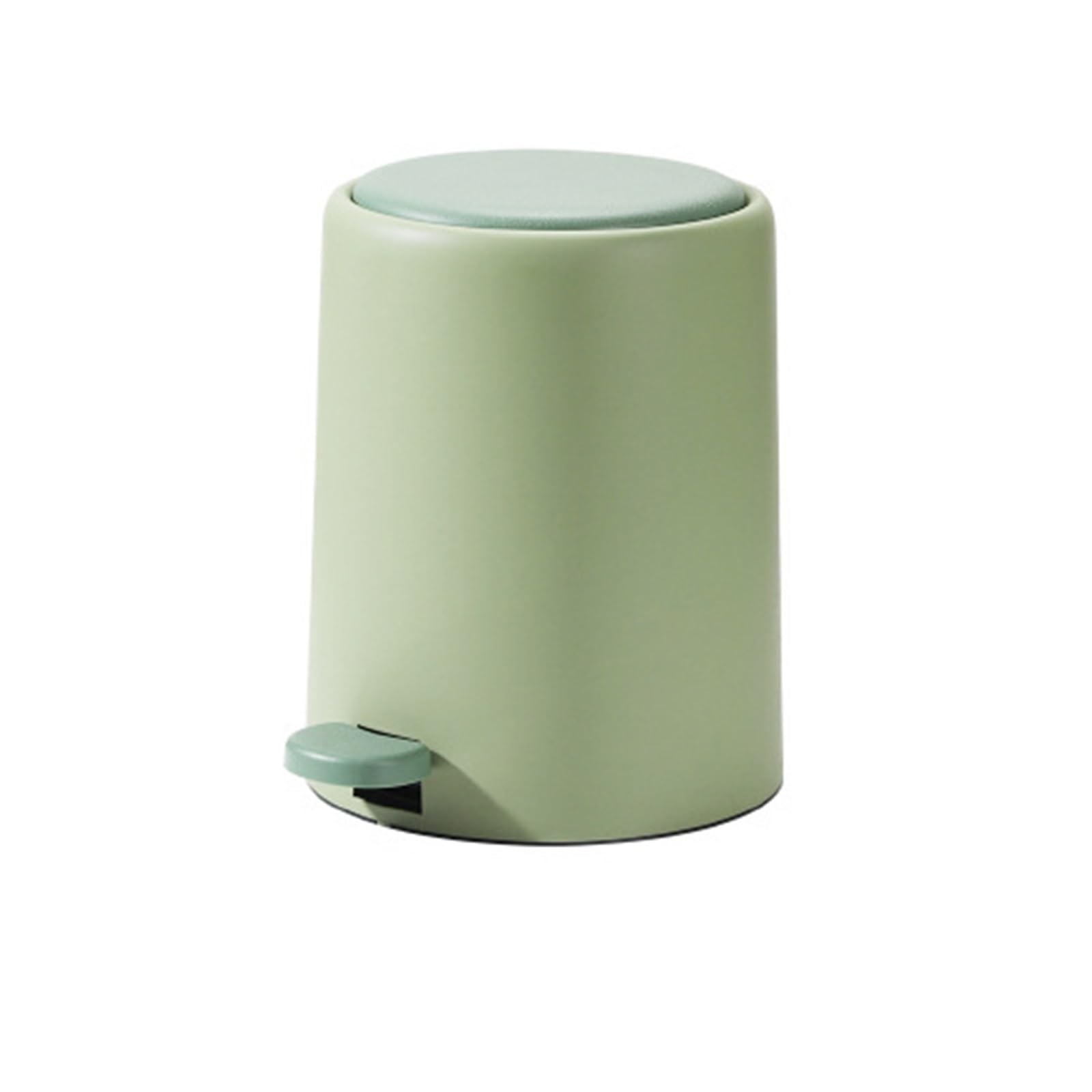 Garbage Bin Foot operated trash can with lid(Green)