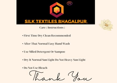 Image of STB-SILK TEXTILES BHAGALPUR Women's Linen Slub Saree With Contrast Blouse Piece