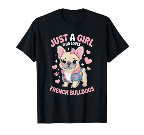 Girls French Bulldog T-Shirt