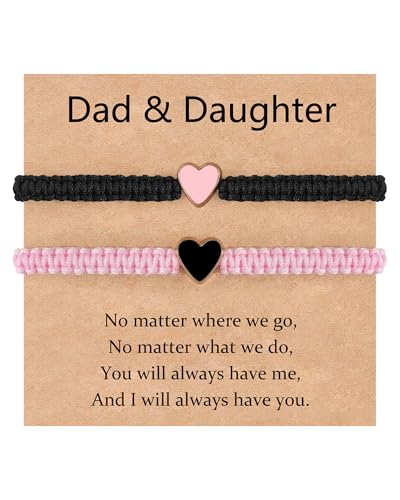 VGWON Matching Dad Daughter Bracelet for Father Daddy Daughter