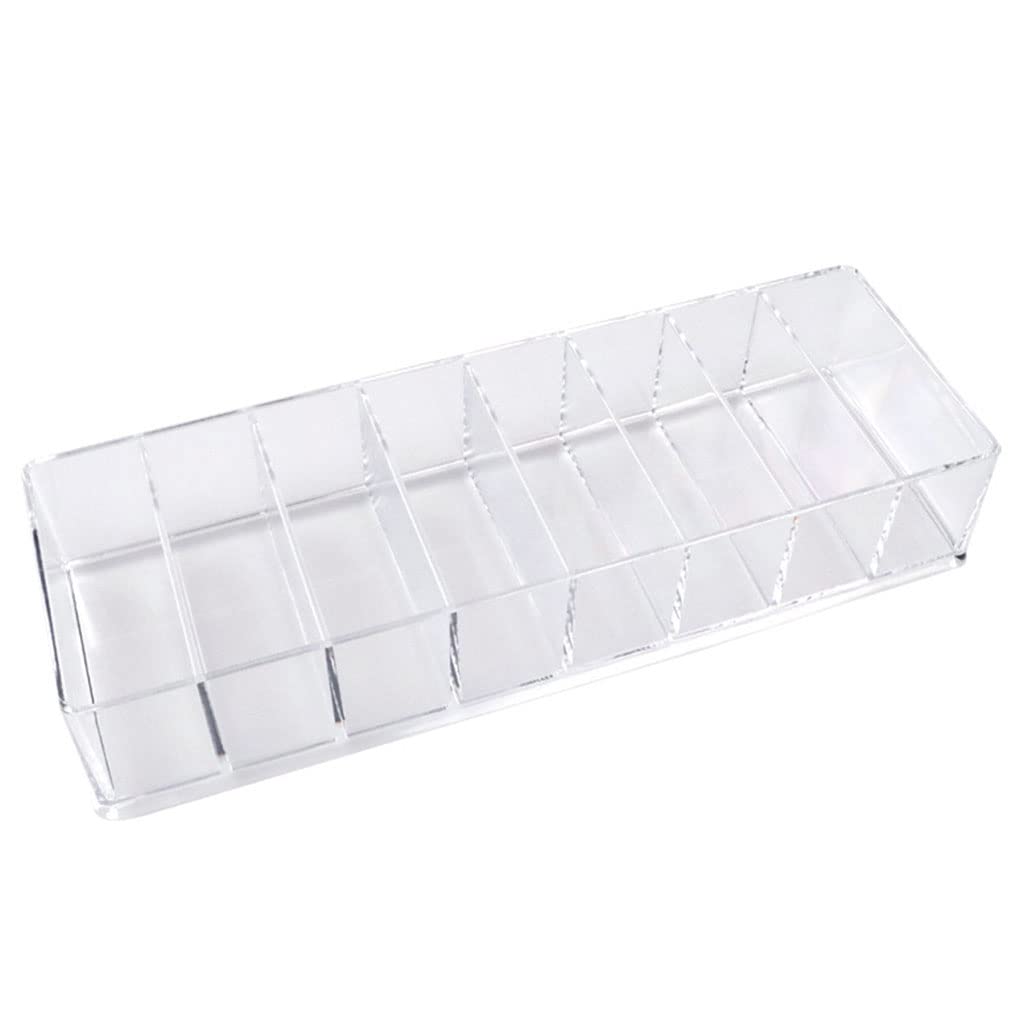 HANBOLI Hair Clippers Men, Large Capacity Plastic Blade Organizer For 8 Blades Storage Case Rack Clipper Comb Holder Guide Comb Storage Box