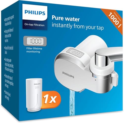 PHILIPS Water Ontap Filter AWP3705P1/10 MICROFILTRATION mit DIGITALEM DISPLAY, 1000 L...