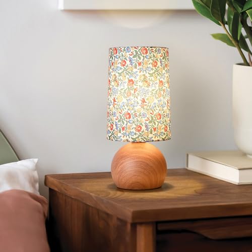 Ziqqeelam Floral Table Lamp - Boho Farmhouse Bedroom Accent