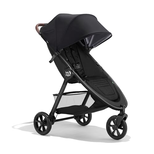 Baby Jogger City Mini GT3 All Terrain Stroller with Forever Air Rubber Tires and All Wheel Suspension with Magnetic Buckle and No-Rethread Harness,...