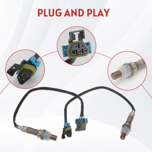 Sensor de Oxígeno 4 piezas compatible para Chevy Express y GMC Savana miniatura 4