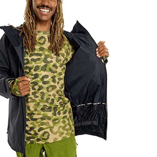 Burton Jaqueta masculina padrão Lodgepole 2L, preta verdadeira, média