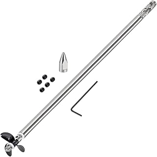 uxcell 4mm Drive Shaft, L314mm Shaft, L250mm Sleeve, D36mm Propeller, Fit for 3.17mm Motor Shaft
