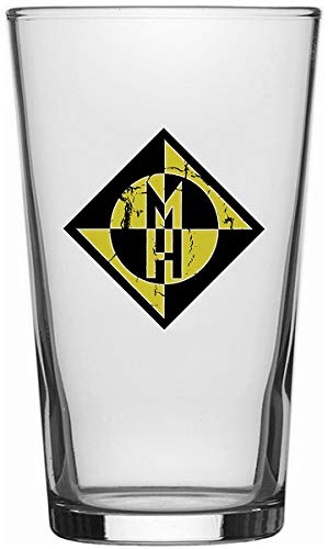 Machine Head Burn My Eyes Unisexe Verre à pinte transparent, Verre, 0,5 L