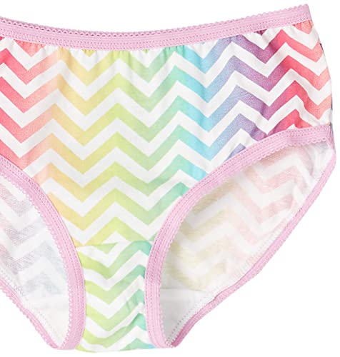 Trimfit Girls 100% Cotton Colorful Hearts Panties Multi Color,Medium / 6-8(10-Pack) - Thumbnail 6