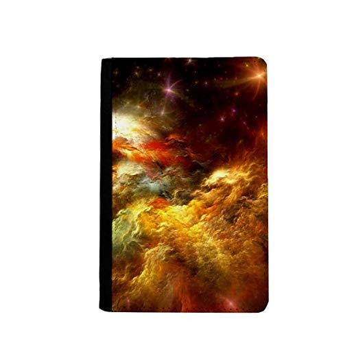 Porte-passeport nebula paysage ciel doré et étui cartes chic