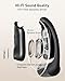 iWALK Open-Ear Headphones, True Wireless Headphones Bluetooth 5.4 Light Earbuds, Ultra Comfort Earhooks, 35H Playtimes, Clear Calls, Air Conduction Stereo Sound with 15mm Drivers for Workouts (Black)