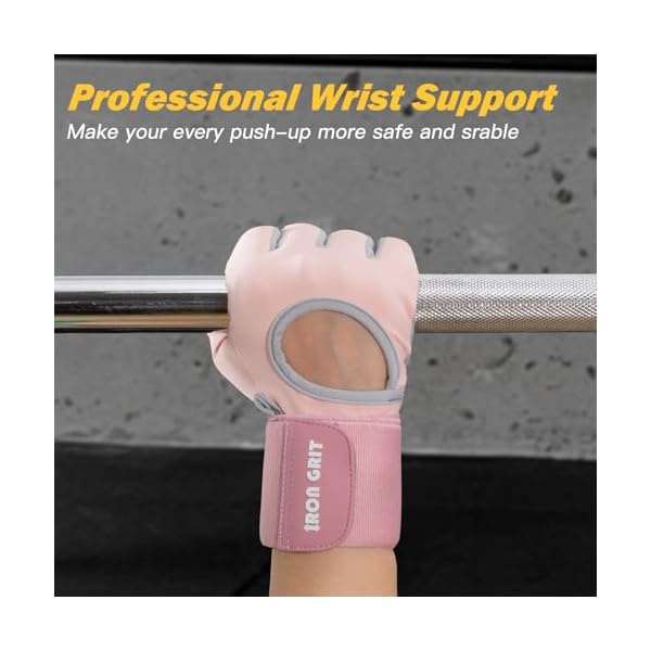 Weight Lifting Gloves,for Men and Women, Workout Gloves with Wrist Support for Exercise, Weightlifting, Training, Pull-ups Breathable and Snug fit - Image 4