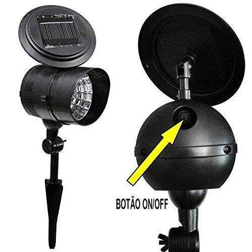 Luminária Solar para Jardim Spot 4 leds 4 peças CBRN13135