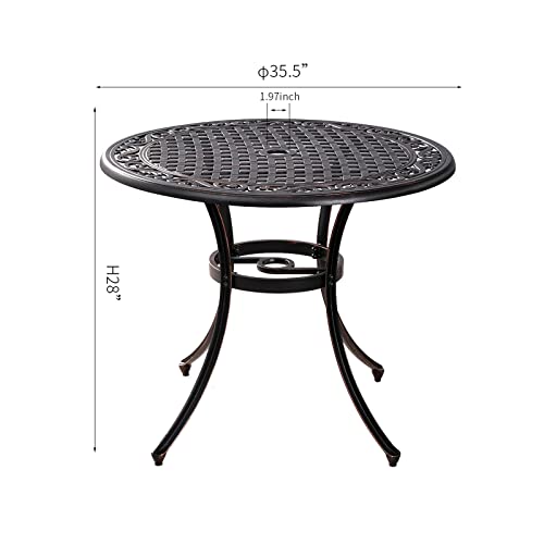 Comparativas de Mesa de aluminio redonda para comprar hoy. 26 Imagen adicional