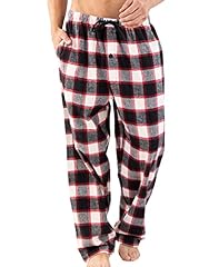 Black Plaid Flannel Pajama Pants